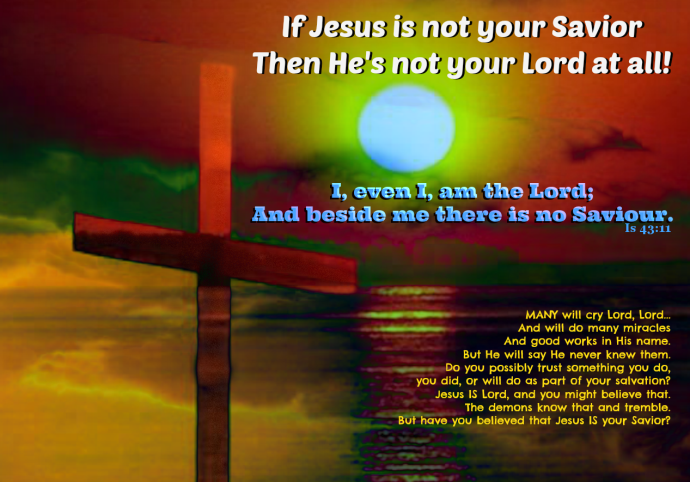saviour and Lord